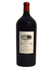 Château Patache d'Aux Médoc Cru Bourgeois Rouge 1989 Impériale 6 litres - Caisse Bois d'origine d'1 Impériale