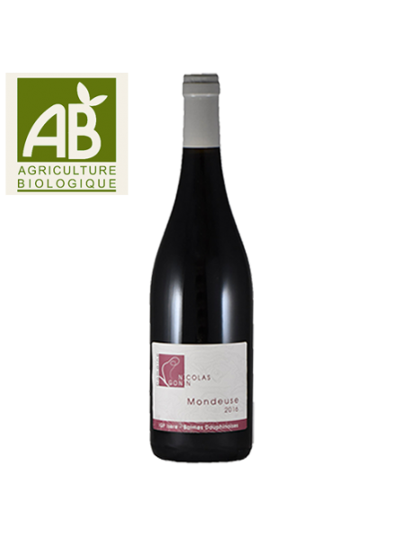 Nicolas Gonin Mondeuse IGP Isère Balmes Dauphinoises Rouge BIO