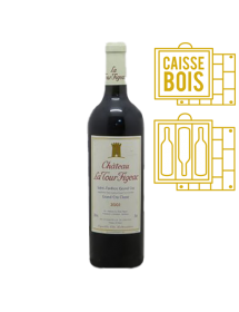 Château La Tour Figeac Saint-Emilion Grand Cru Classé 2001 Magnum - Caisse Bois de 3 bouteilles