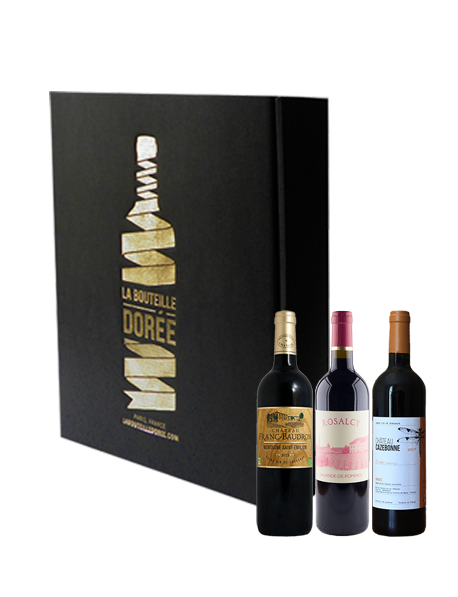 Coffret Vin rouge Bordeaux Sélection 3 bouteilles